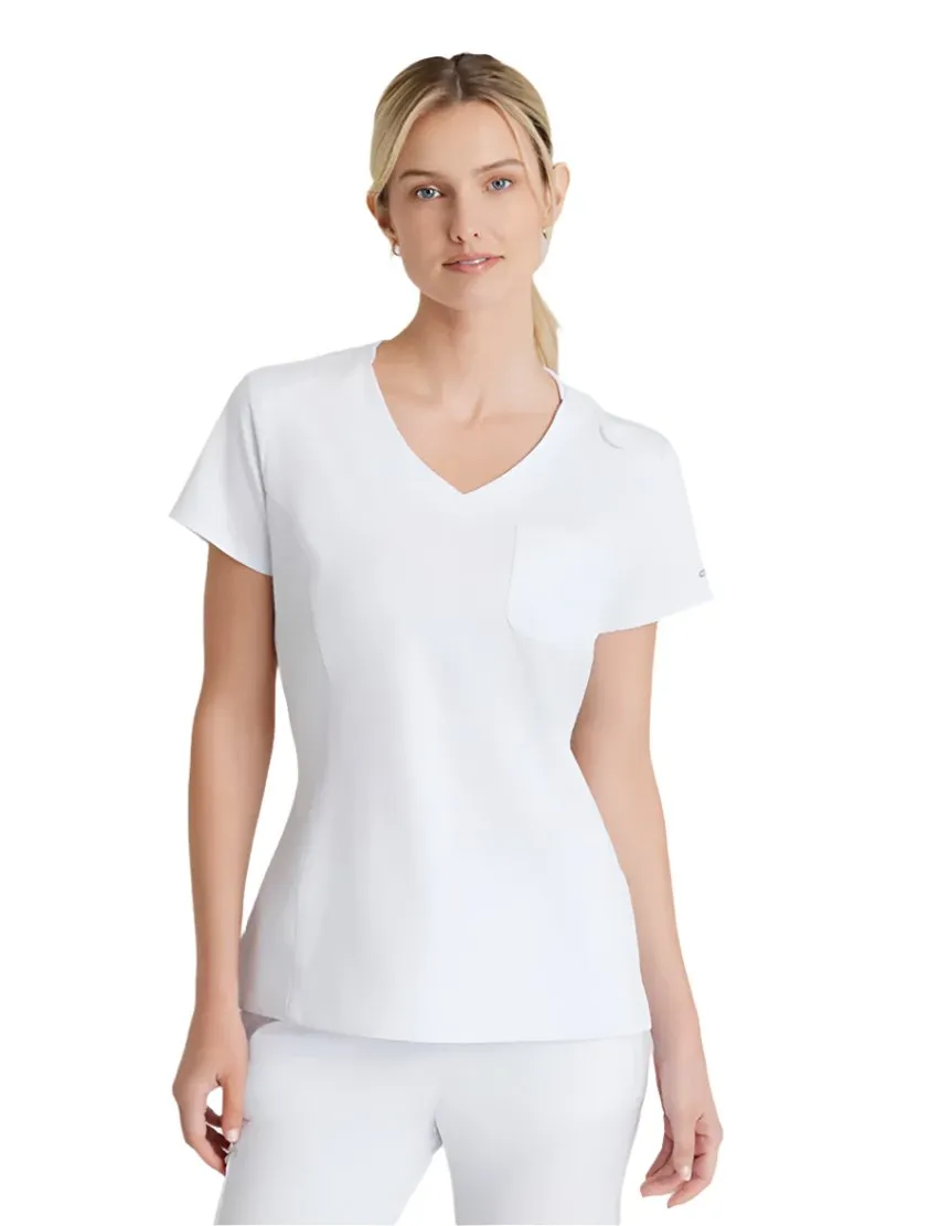SKECHERS™ by Barco Dignity 1-Pocket Tuck-In Scrub Top-Plus