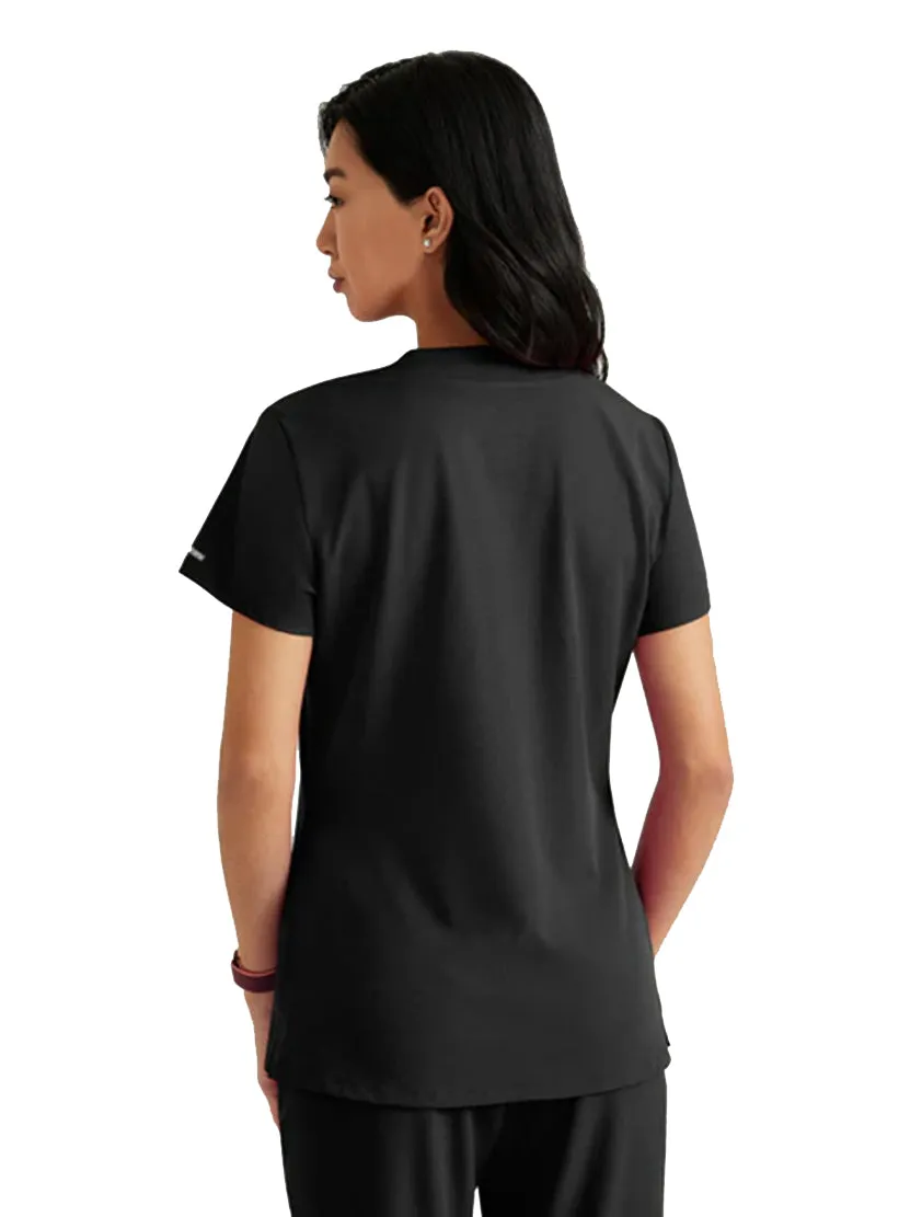 SKECHERS™ by Barco Dignity 1-Pocket Tuck-In Scrub Top-Plus