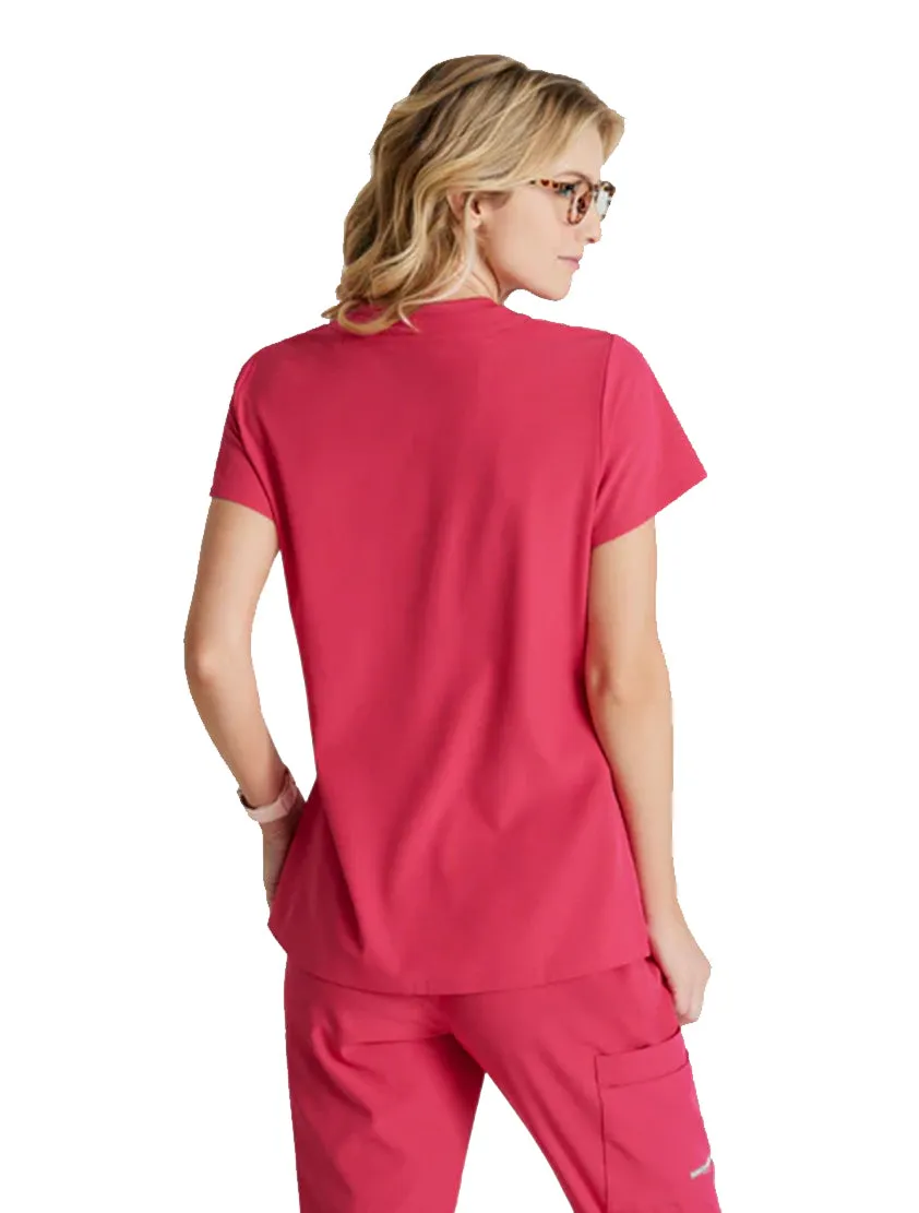 SKECHERS™ by Barco Dignity 1-Pocket Tuck-In Scrub Top-Plus