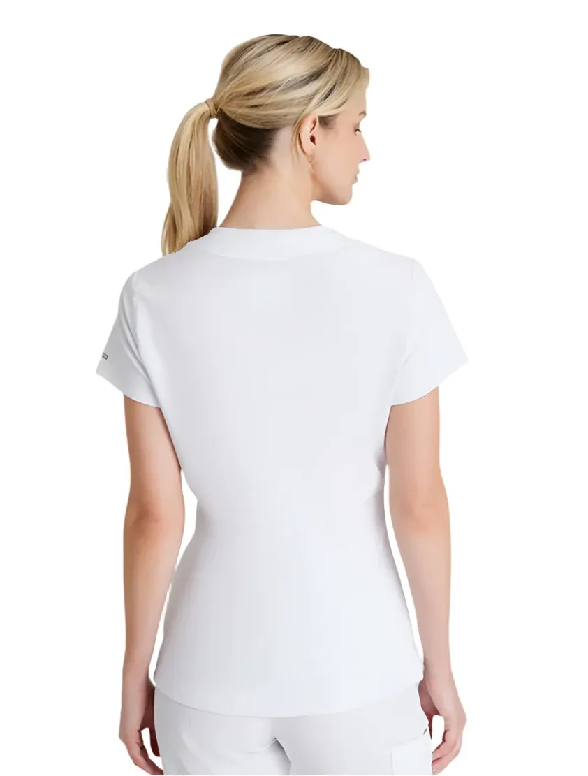 SKECHERS™ by Barco Dignity 1-Pocket Tuck-In Scrub Top-Plus