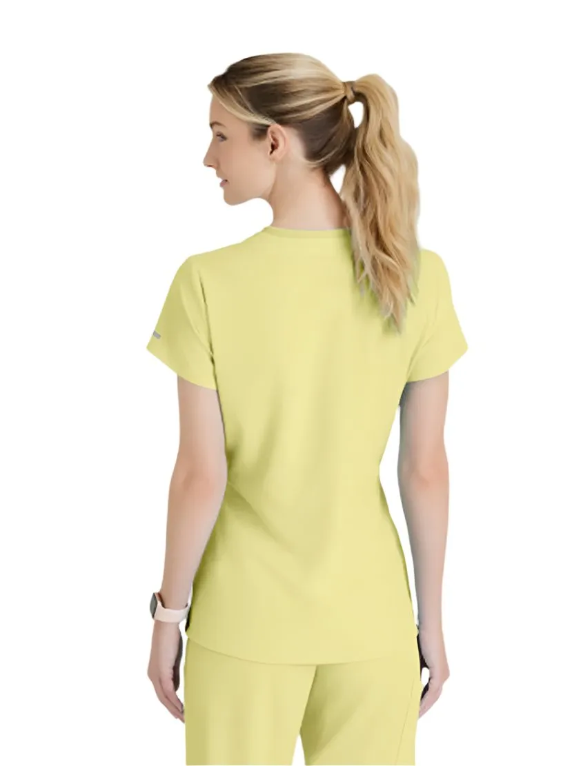 SKECHERS™ by Barco Dignity 1-Pocket Tuck-In Scrub Top-Plus