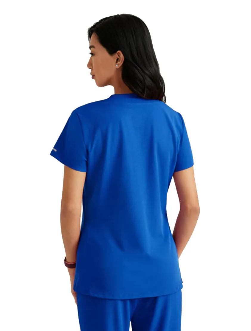 SKECHERS™ by Barco Dignity 1-Pocket Tuck-In Scrub Top-Plus