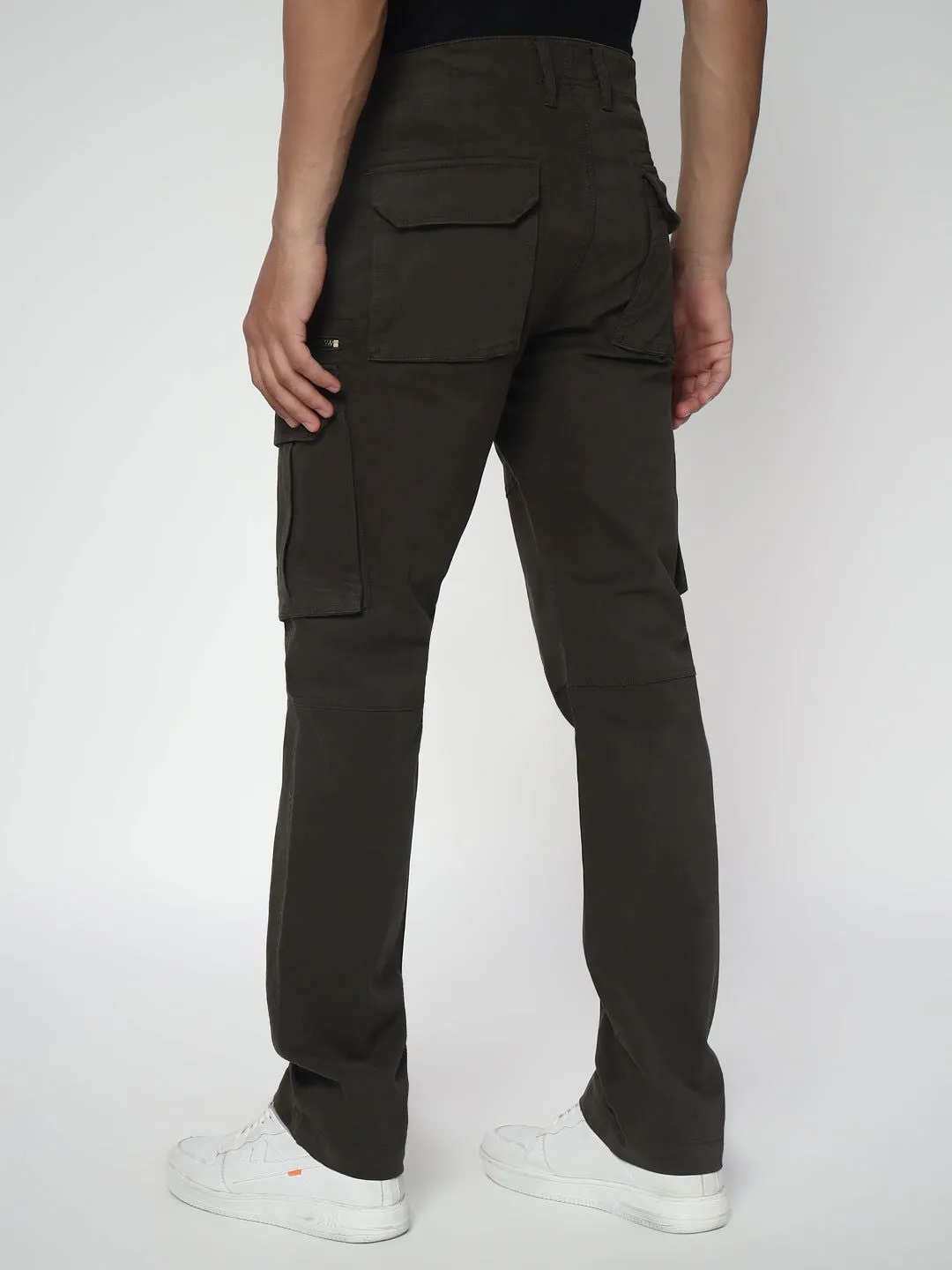 SLIM EIGHT POCKETS CARGO GREEN