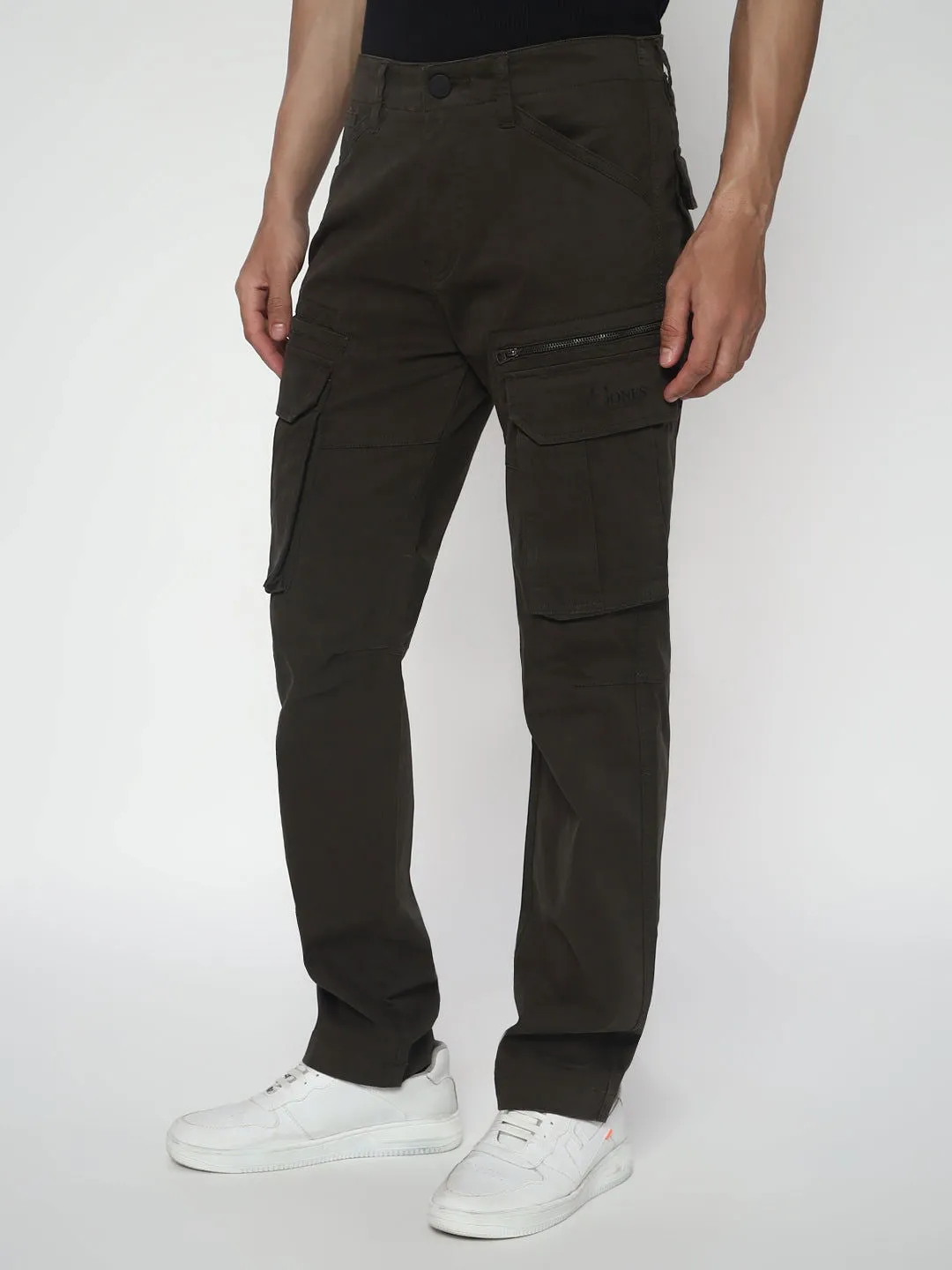 SLIM EIGHT POCKETS CARGO GREEN