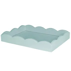 Small Scallop Rect Tray | Eau De Nil