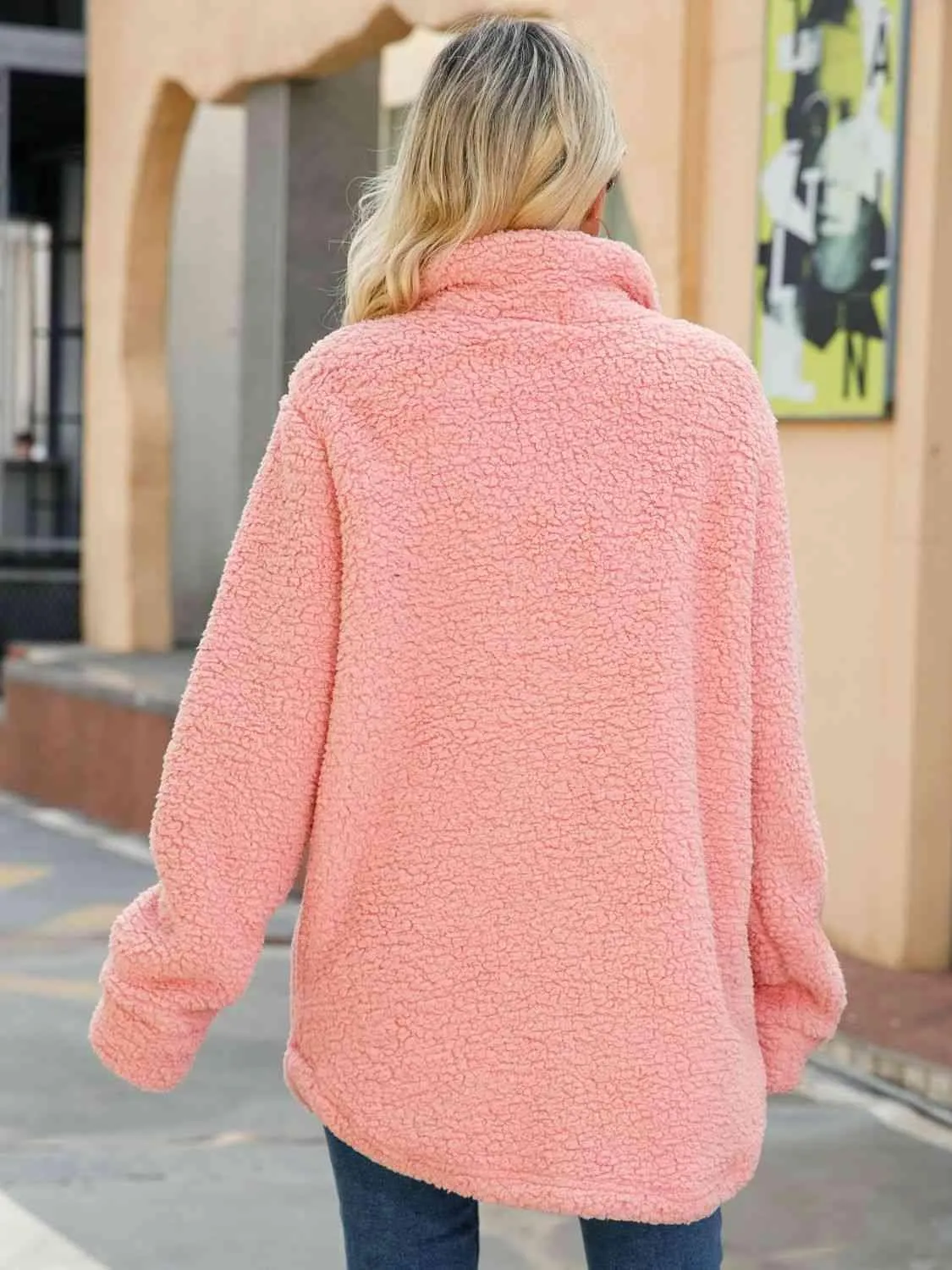 Snuggly Button Down Teddy Winter Coat