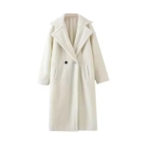 SOLID TEDDY FUR COAT