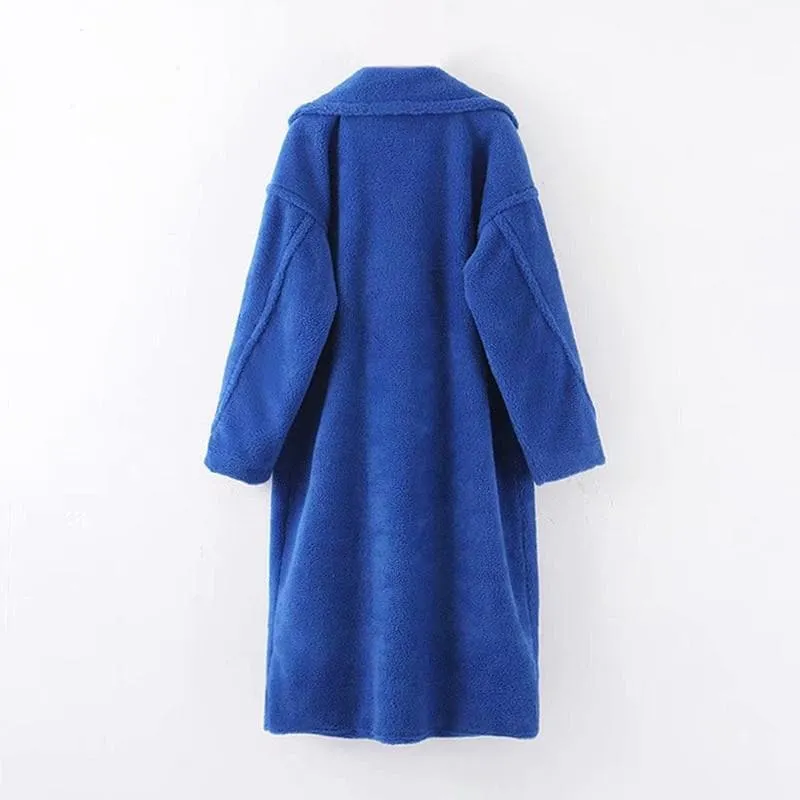 SOLID TEDDY FUR COAT