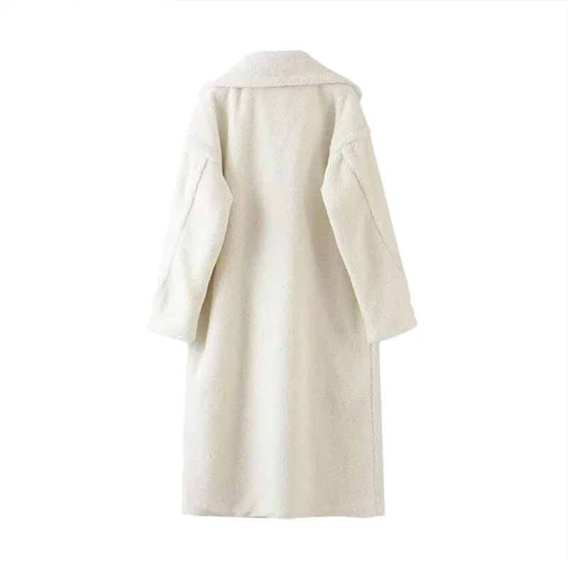 SOLID TEDDY FUR COAT