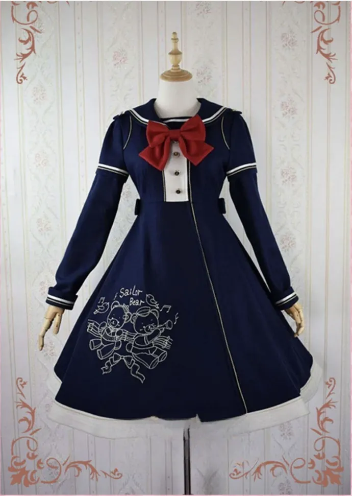 Strawberry Witch~Christmas Winter Lolita Coat New Year Embroidery Woolen Overcoat