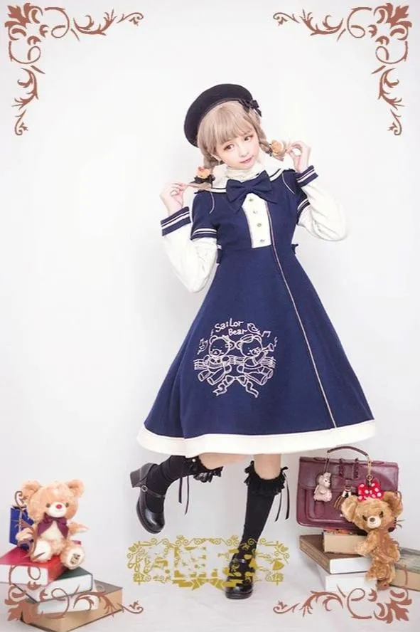 Strawberry Witch~Christmas Winter Lolita Coat New Year Embroidery Woolen Overcoat