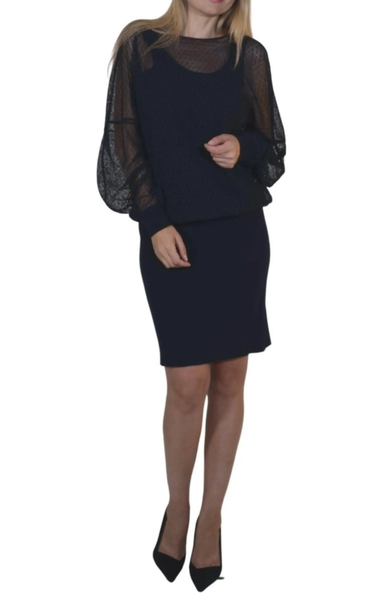 Sweatshirt Cashmere Blend Dress