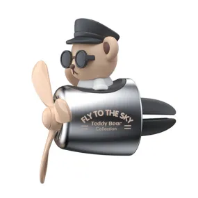 Teddy Bear Fan Air Freshener AC Vent Clip