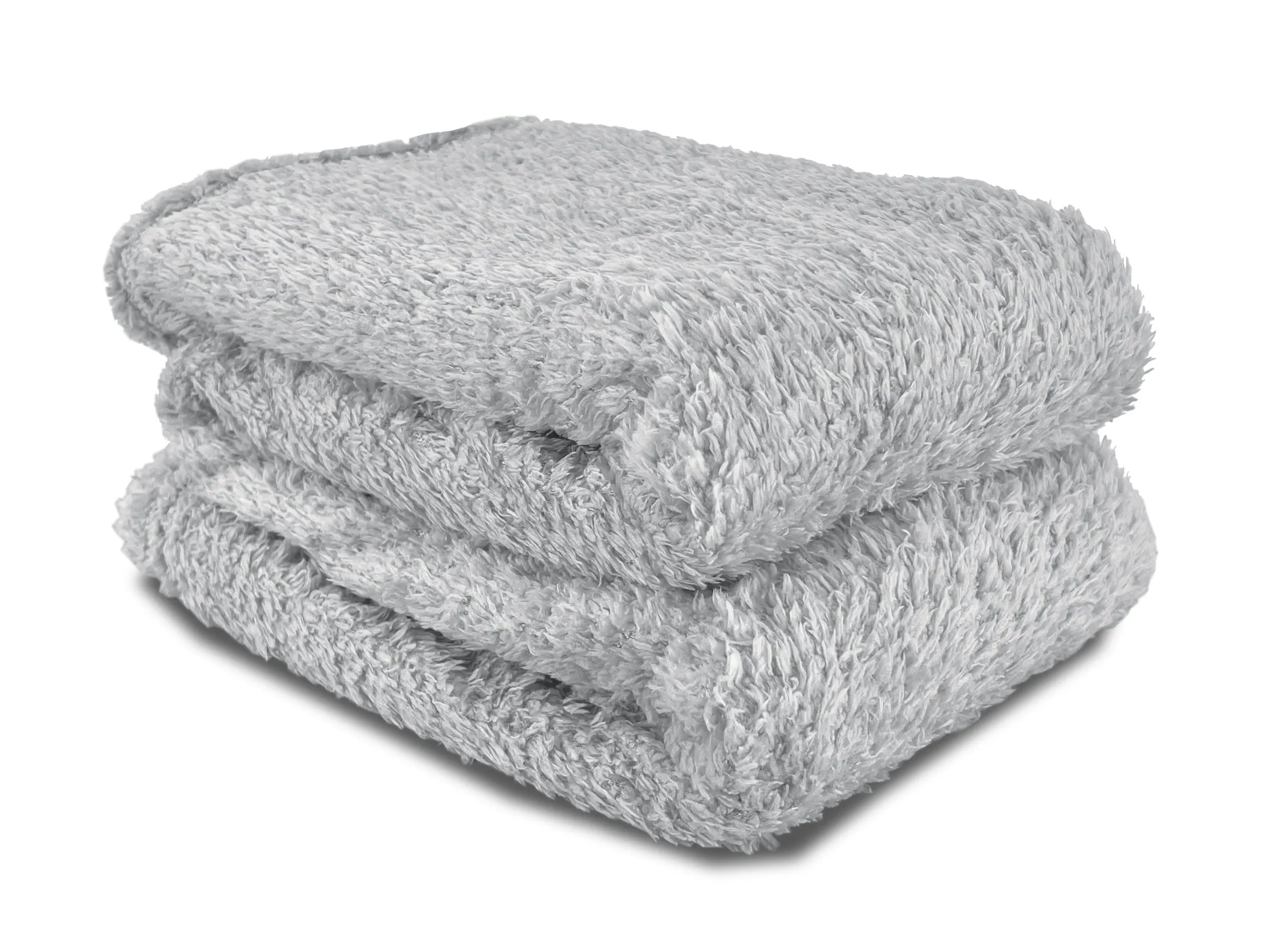 Teddy Fleece Throw (Silver)