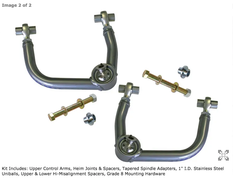 Total Chaos 05  Tacoma, 03  4Runner, 07  FJ Cruiser Upper Control Arm Kit