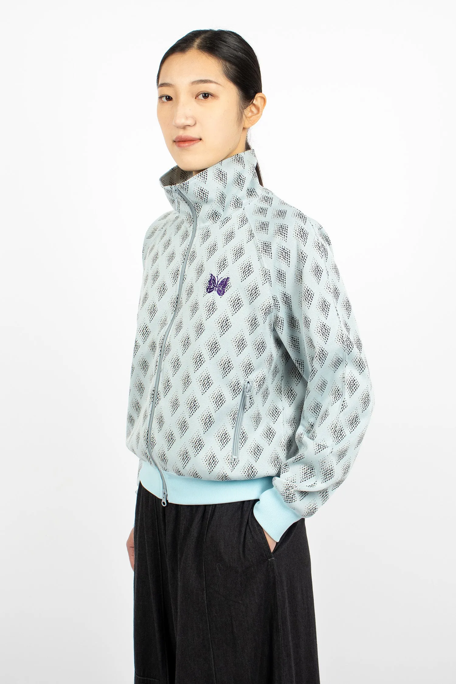 Track Jacket Blue/Diamond Jacquard