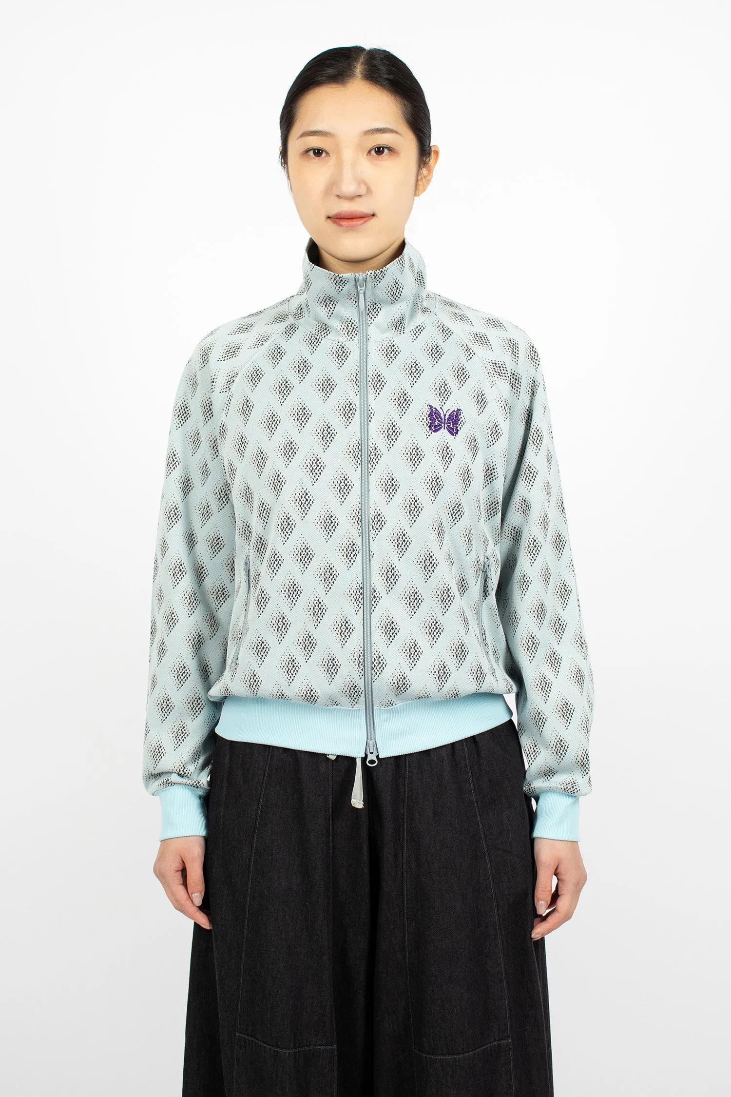 Track Jacket Blue/Diamond Jacquard
