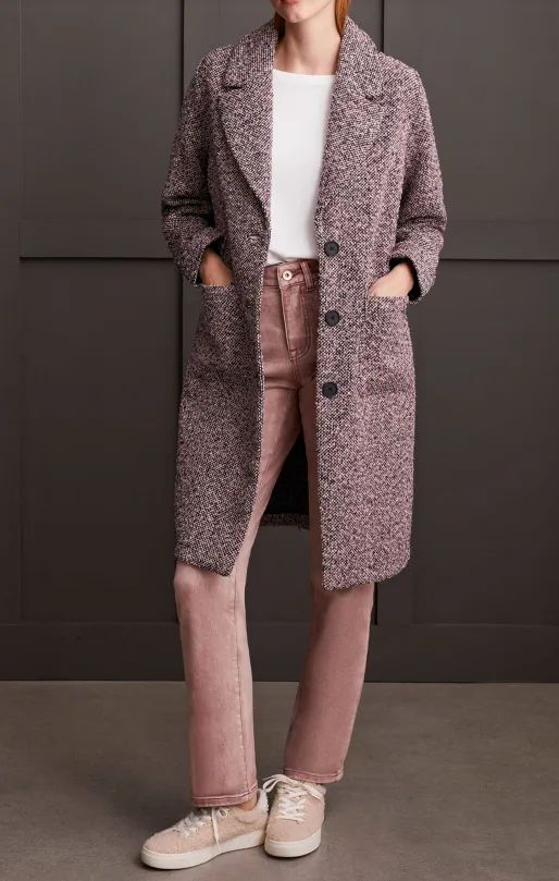 Unlined Duster Coat - Pink Lady