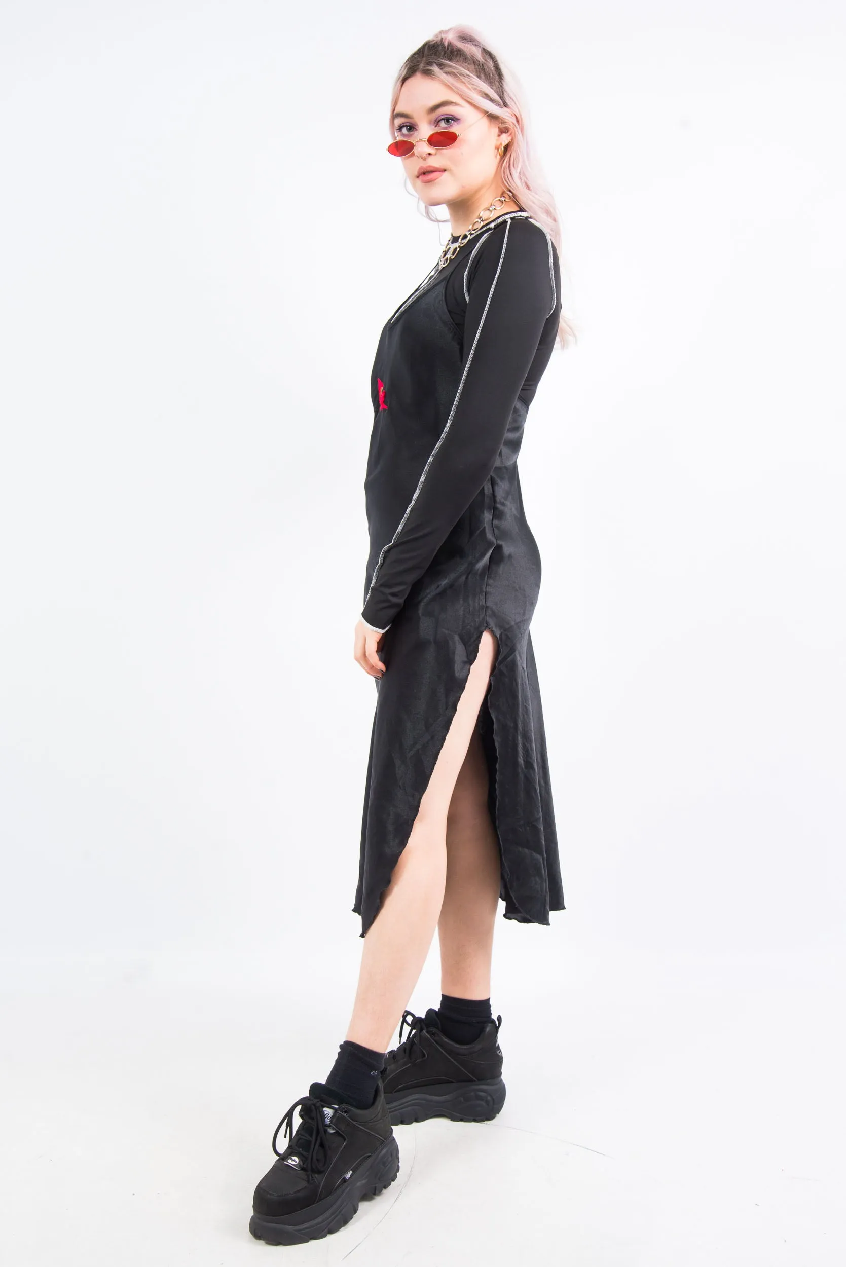 Vintage 70's Satin Slip Dress