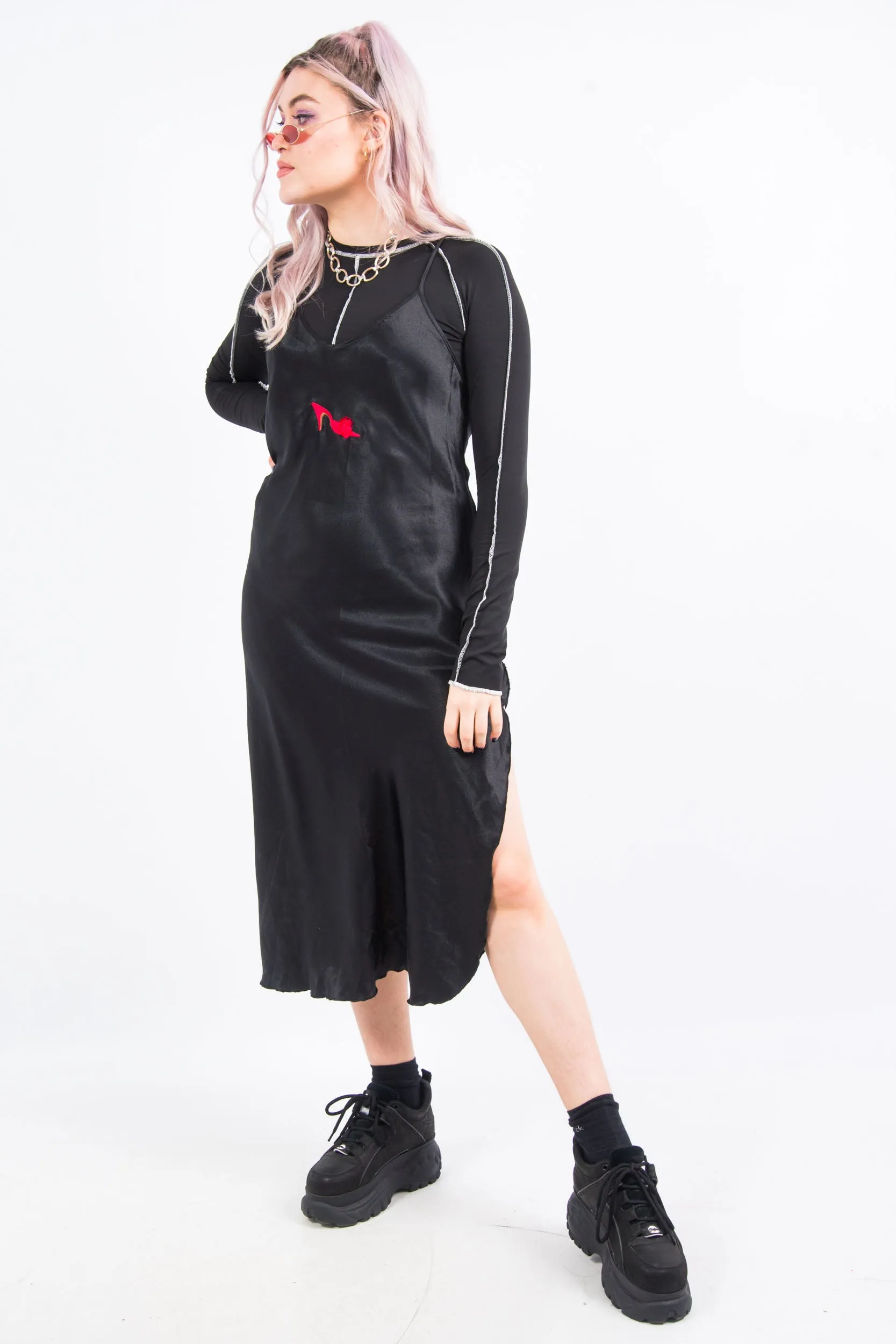 Vintage 70's Satin Slip Dress