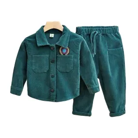 Vintage Baby Boys Clothes Winter Children's Clothing Boys and Girls Suits Kids Clothes for Girls Casual set Wholesale