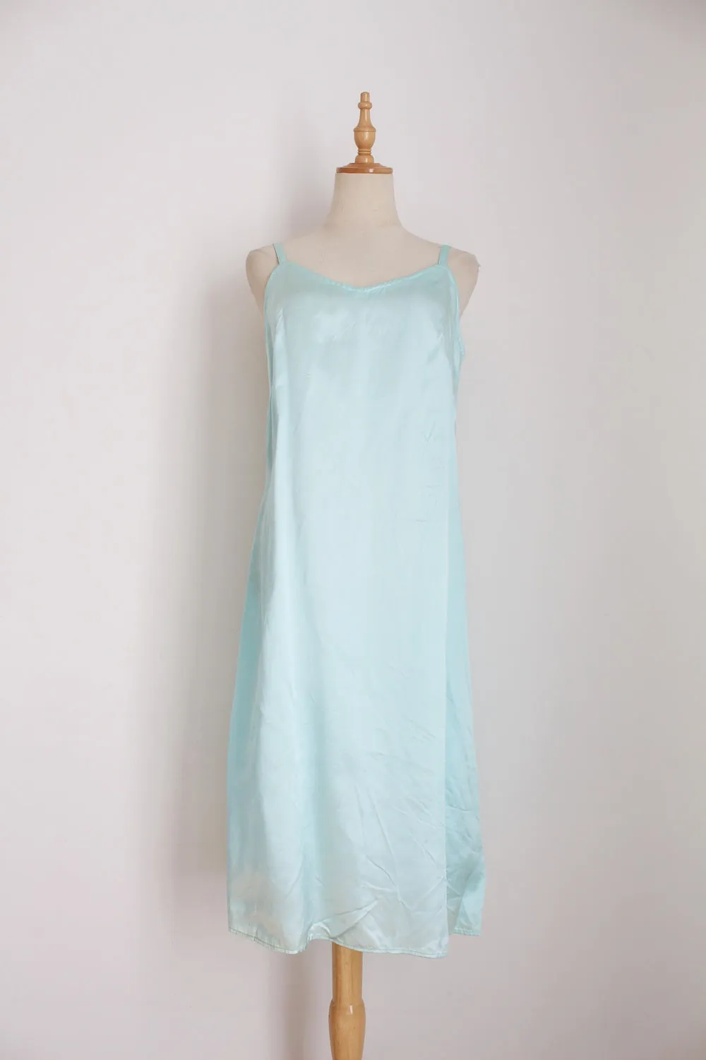 VINTAGE LACE OVERLAY DRESS SET BLUE - SIZE 10