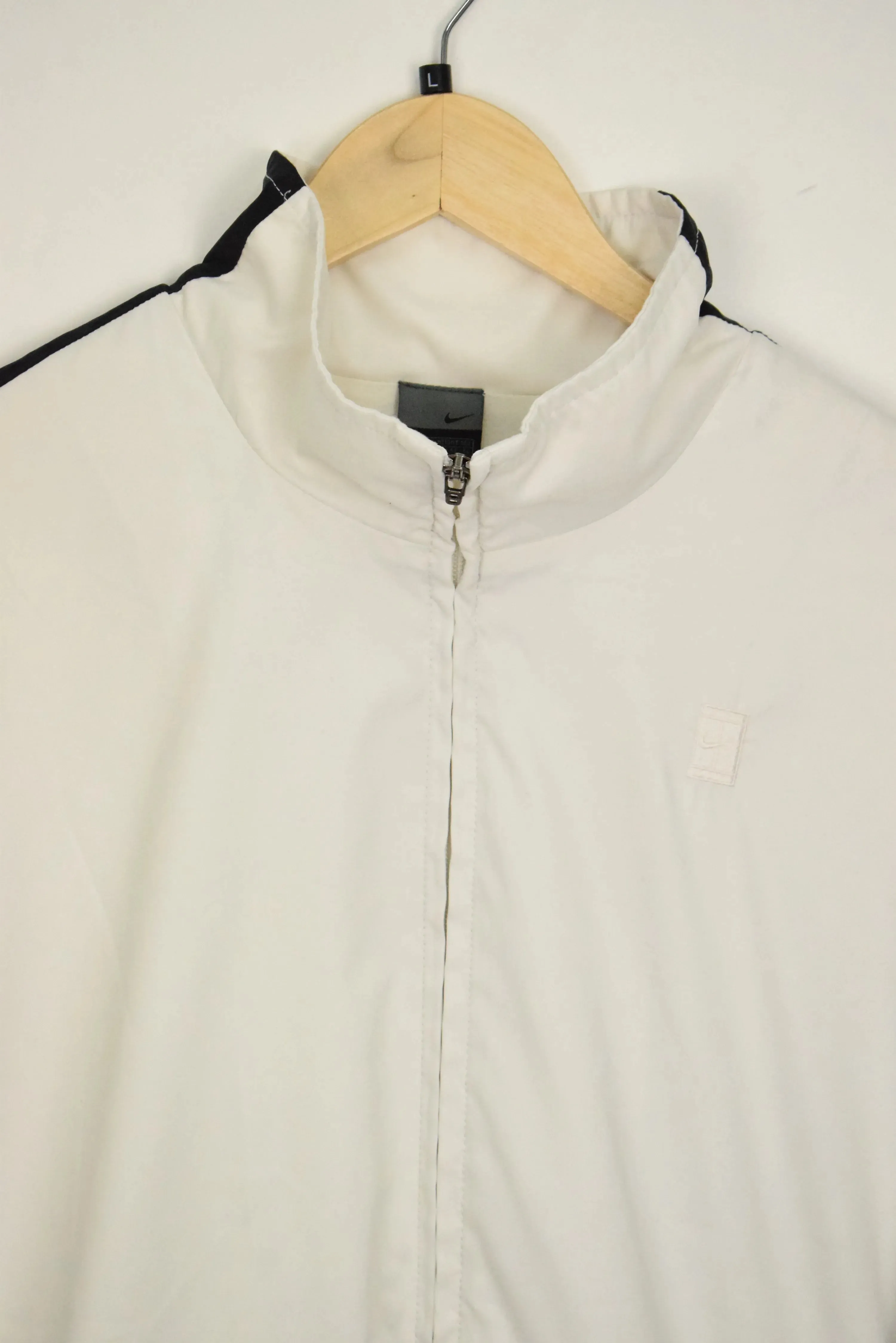 Vintage Nike Court Beige Track Jacket (L)