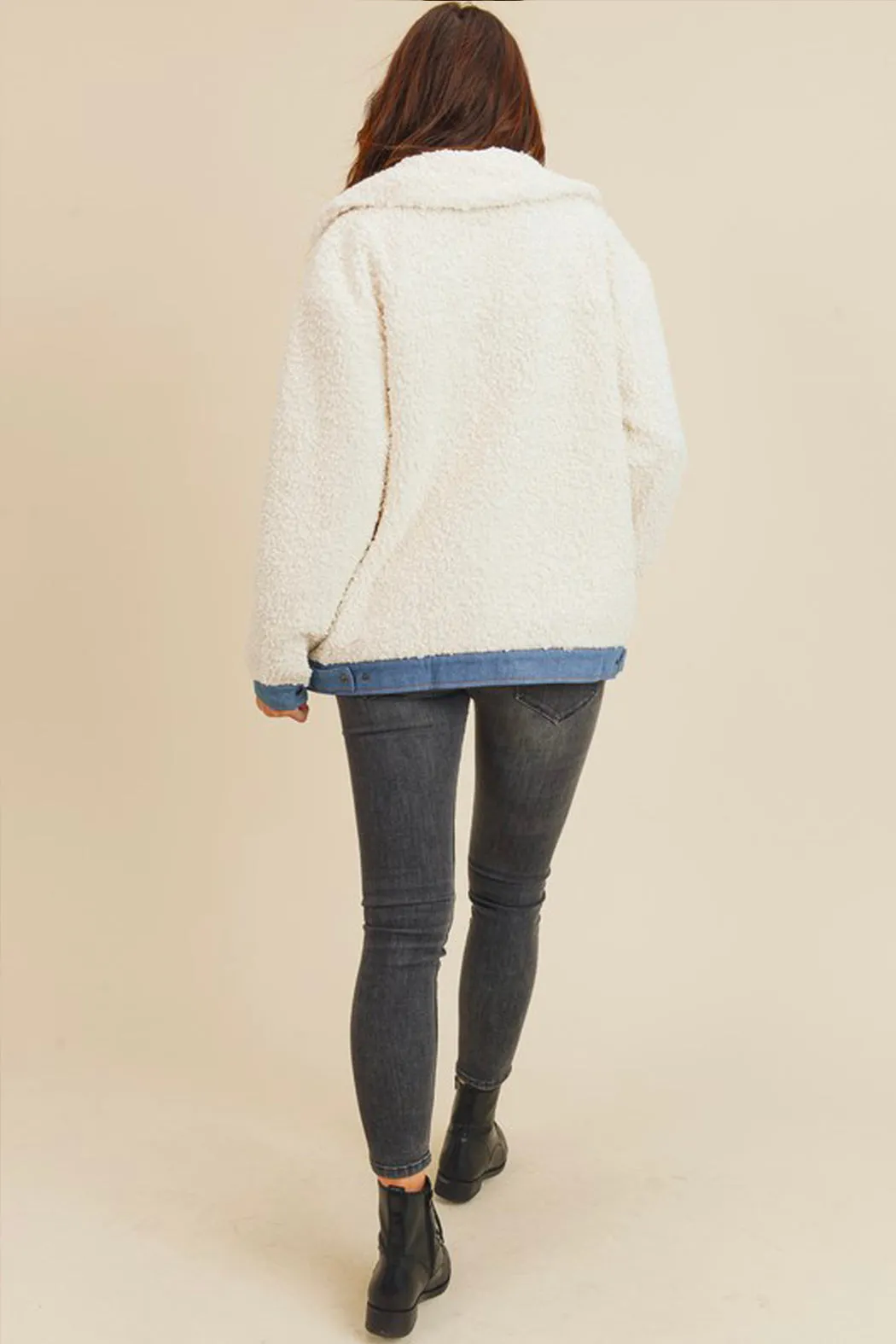 Warm & Fuzzy Oversized Sherpa Jacket