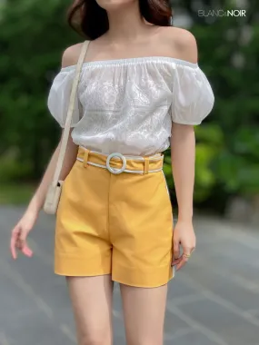 White Off-Shoulder Top