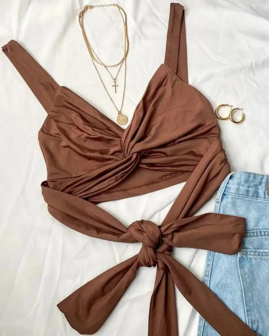 Wide Strap Sleeveless Cami Top