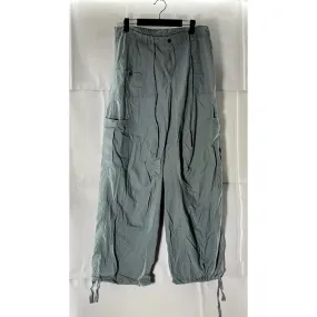 WILD FABLE Women's Gray Relaxed-Fit Drawstring-Hem Cargo pants SZ M
