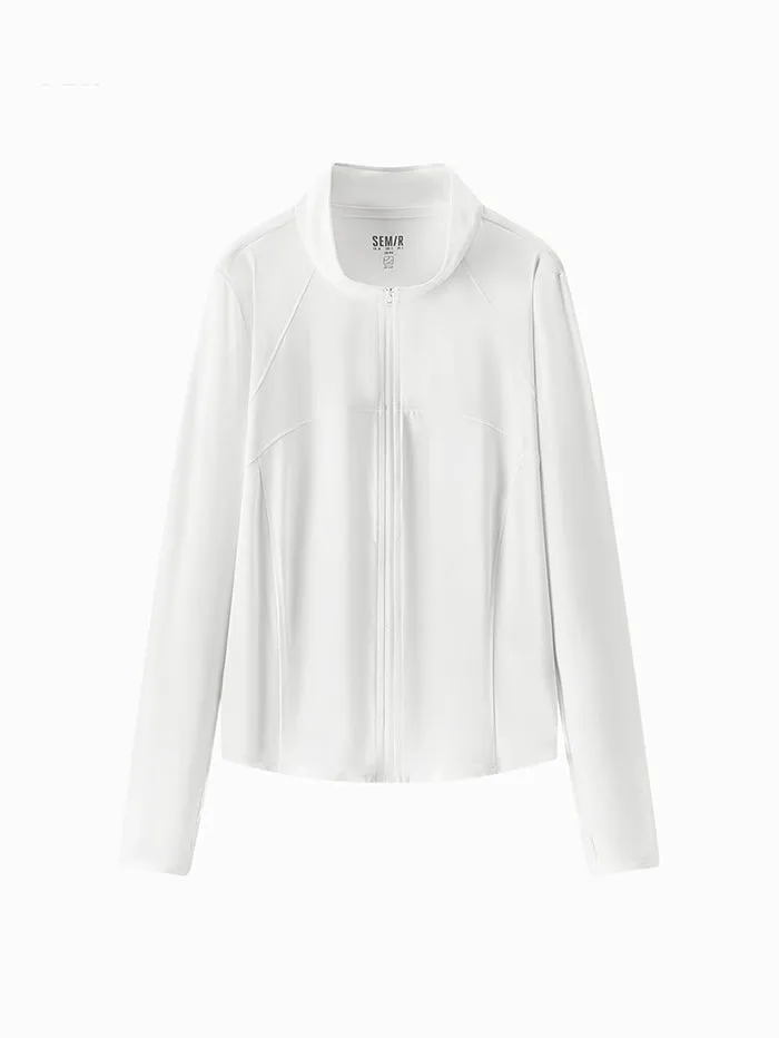 Women's Solid Colored Track Jacket